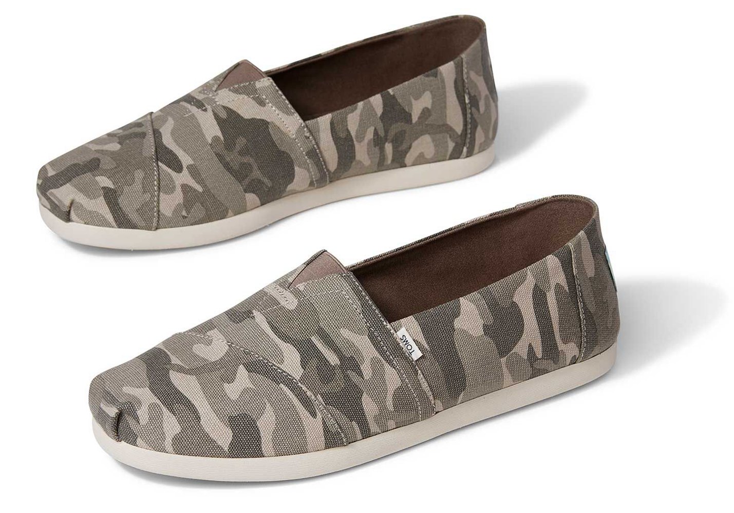 Toms Alpargata Forest Camo Espadrille Deep Grey - Mens - 59172-BCSF